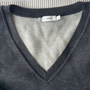 Vince two toned grey sweater - small